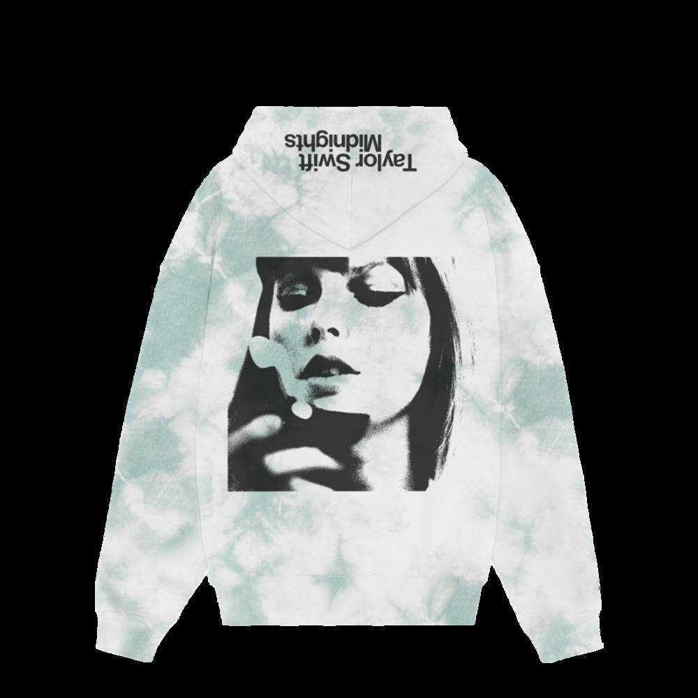 SOLD OUT Taylor Swift Midnights Green Tie Dye Hoodie (S)